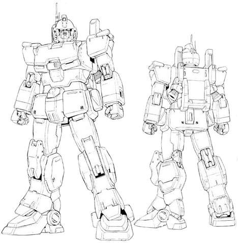 File:Master grade-ez-8 gundam-lineart.png