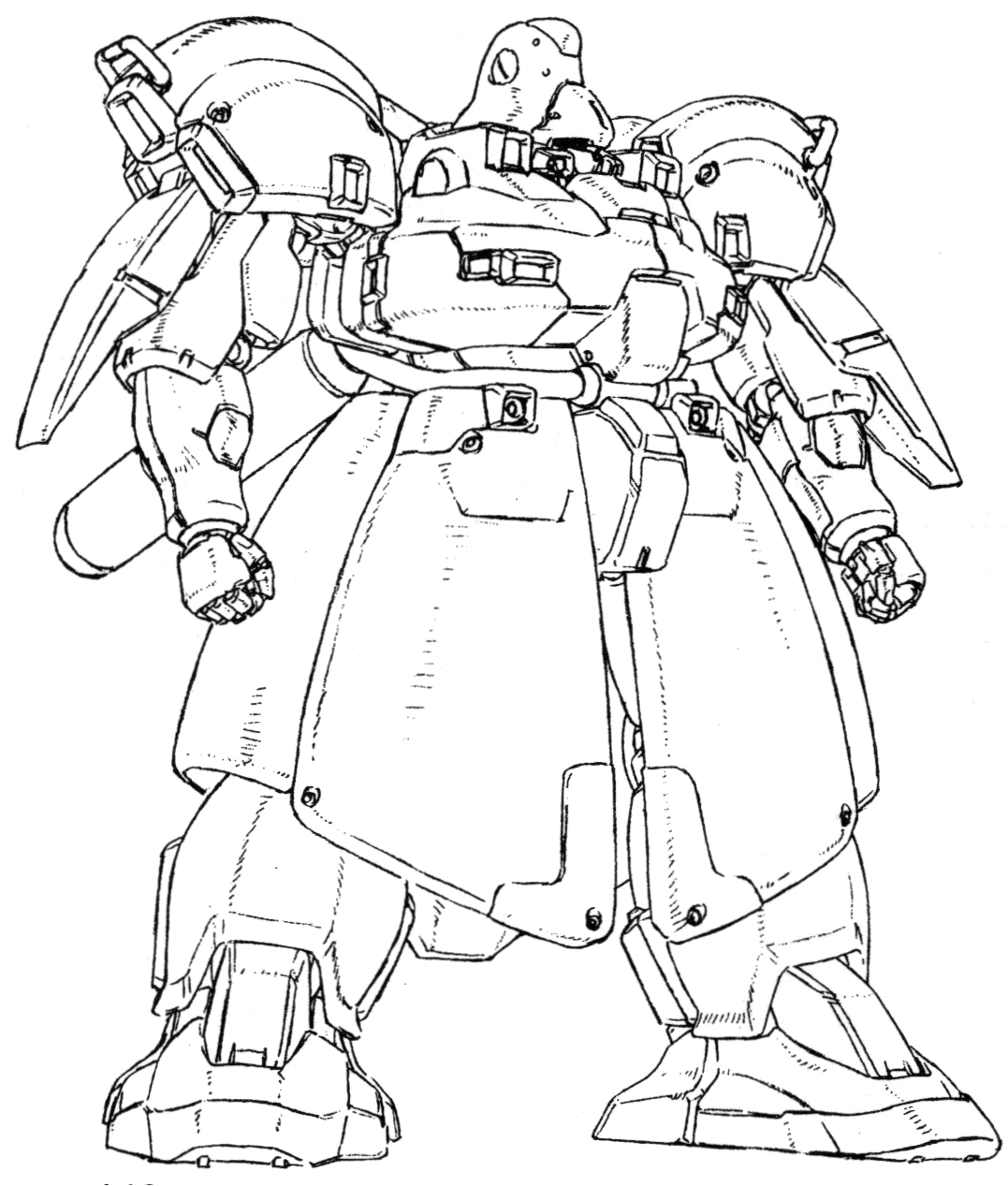 Zaku Lineart : Image breda lineart the gundam wiki fandom