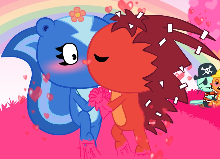Image Flaky Kiss Petunia.png Happy Tree Friends Fanon Wiki FANDOM
