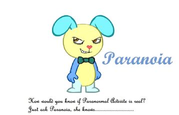 Paranoia the rabbit