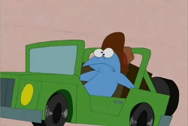 File:Newton in a toy car.png