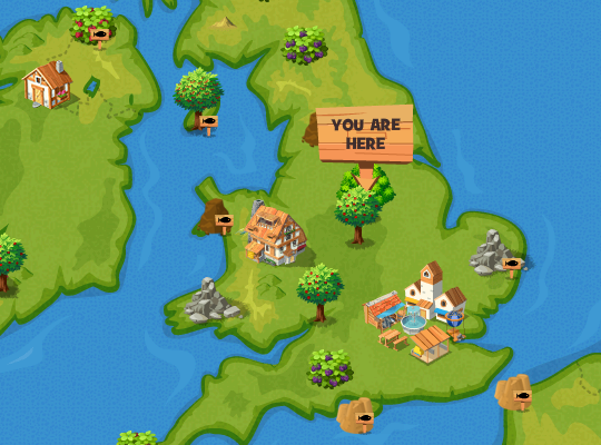 Image - Sherwood Forest-location map.png | Here Be Monsters Wiki