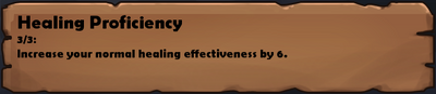 Healing Proficiency Des