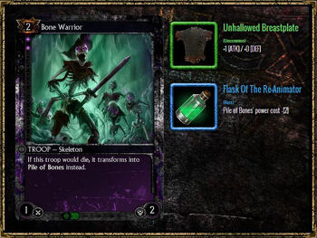 BoneWarrior Equipment