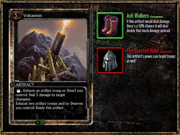 Volcannon Equipment