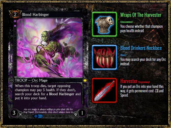 BloodHarbinger Equipment