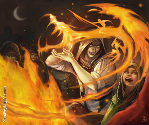 Archivo:Campfire Mime by Caroline Eade, Fantasy Flight Games©.jpg
