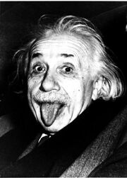 Einstein's tongue