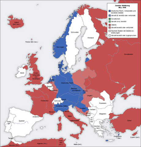 Image - Europe-Mrz-1945-de.png | Wiki Atlas of World History Wiki ...