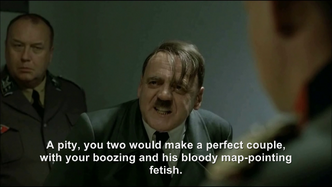 Hitler's weak voiced rant