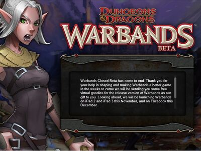 Closed Beta Screen