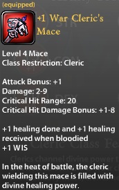 1 War Clerics Mace