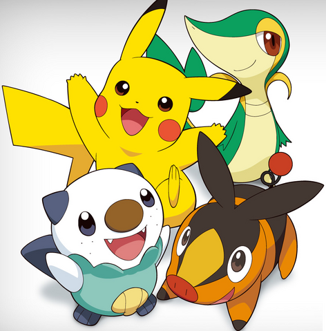 Archivo:Snivy,Tepig,Pikachu y Oshawott.png