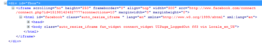 Iframe Example