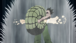 Gon smashes baro