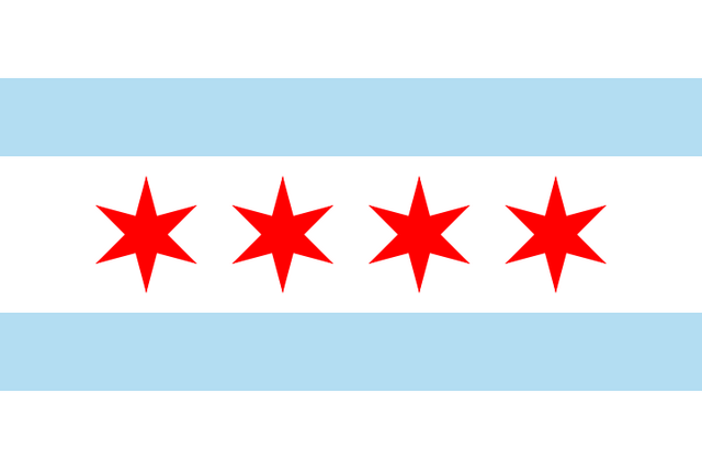 File:Chicago, Illinois Flag.png