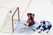 Marty gets beat New Jersey Devils vs. Toronto Maple Leafs - April 6th, 11