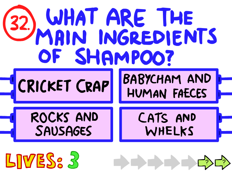 impossible quiz 2 answers