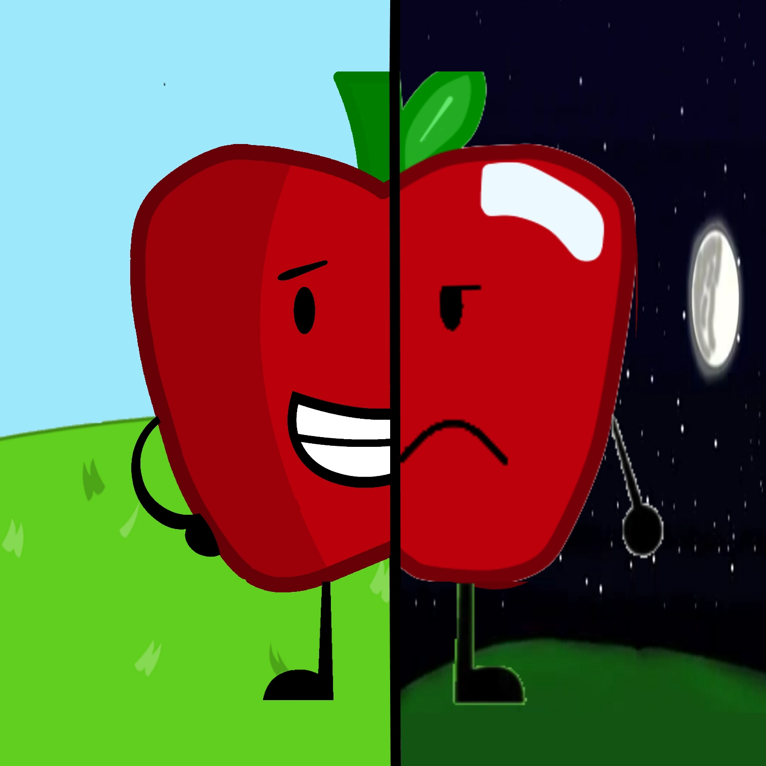 Image APPLE AND NEW APPLE.png Inanimate Insanity Wiki FANDOM