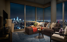 Tom Brady Gisele New York City Apartment Rent Night View Pictures