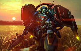 Mecha Superman concept art