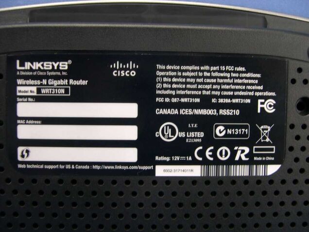File:Linksys WRT310N v1.0 FCCc.jpg