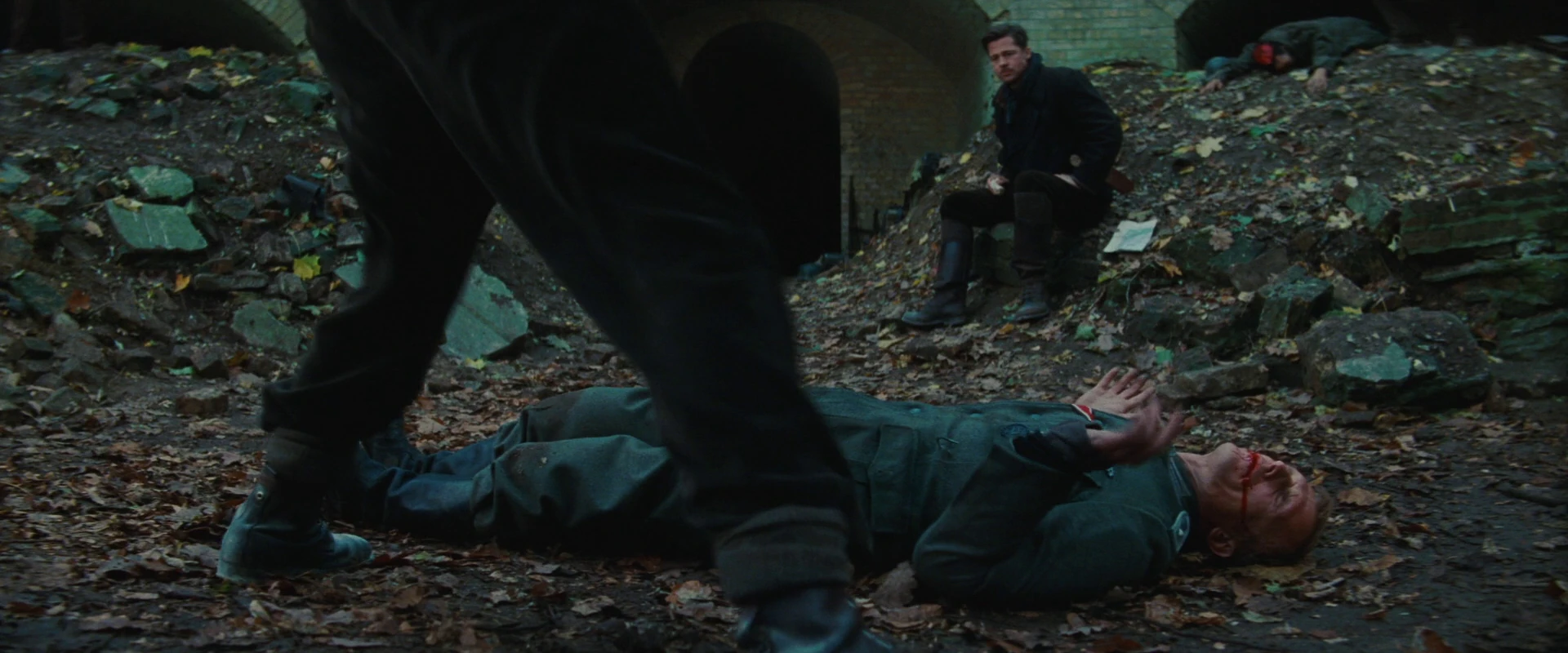 Image Rachtman beaten to death by Donny.jpg Inglourious Basterds Wiki FANDOM powered by Wikia