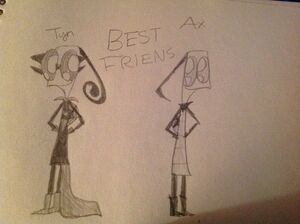 Tyn and Ax(I would like to point out that this is the first freehand drawing I have put on the wiki. Sorry that it's not in color.)