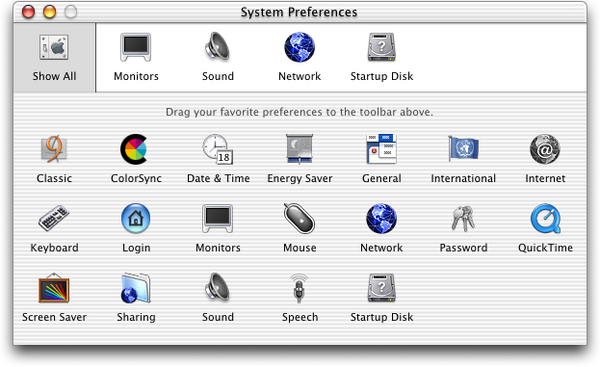 Mac OS X public beta4