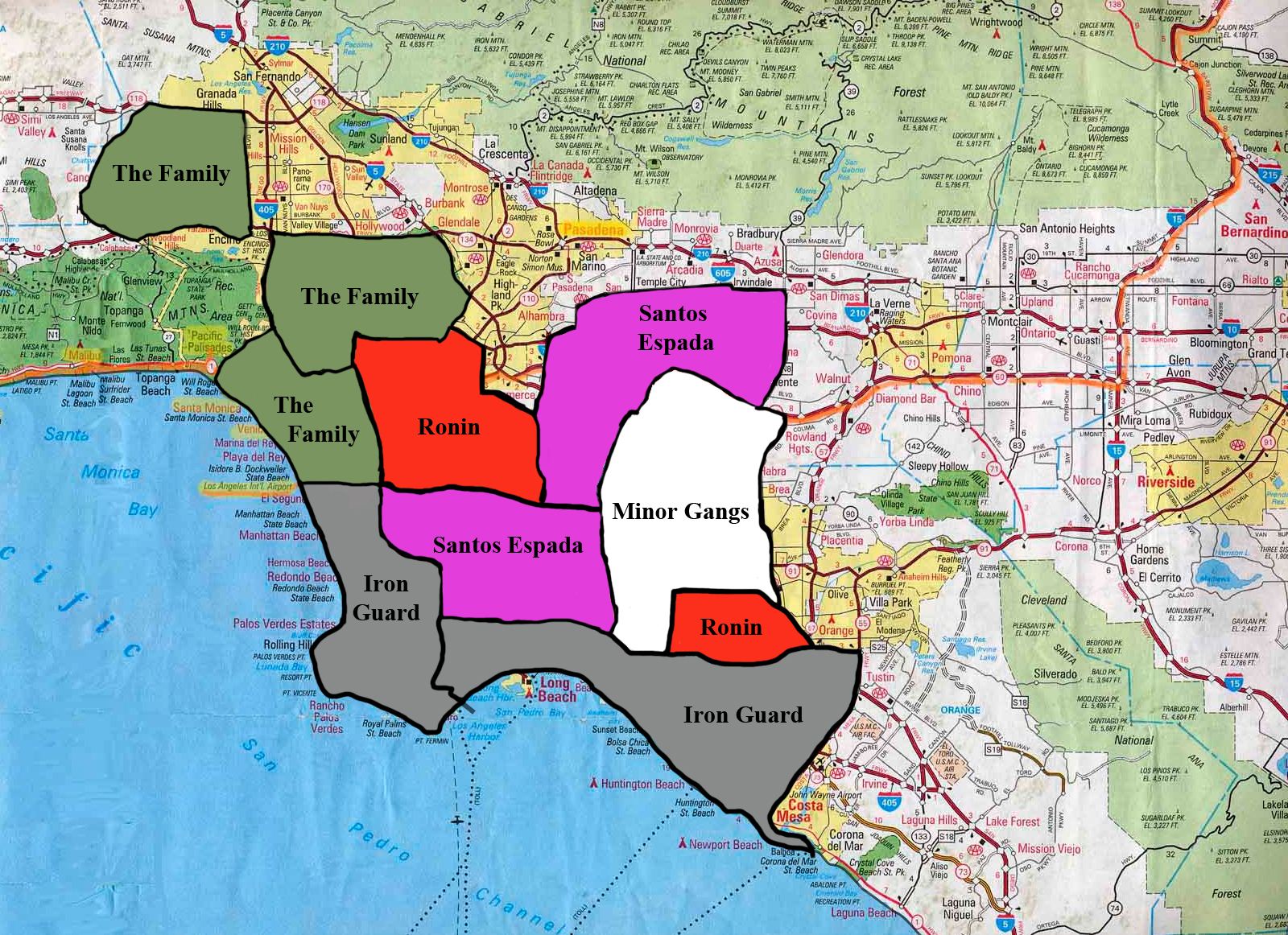 Gangs Of Los Angeles 2023 Google My Maps - vrogue.co