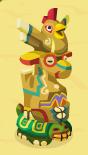 Chicken totem pole