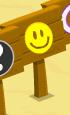 Smiley face sign