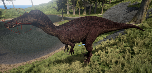 File:Melanistic Suchomimus The Isle.png
