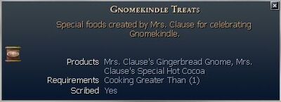 Gnomekindle Treats