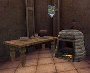 Cooking Table and Oven