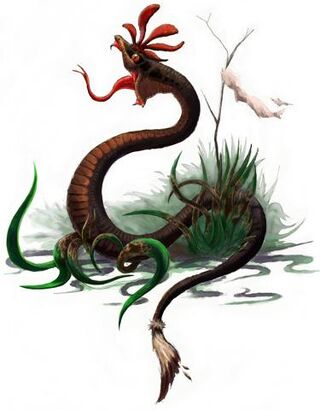 Saharan crested snake