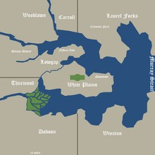 August city map labeled