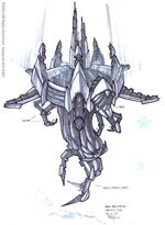 Dark satellite concept art