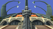 Mar Memorial Stadium statue screen