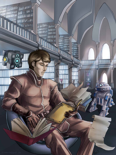 Phylock in the archives by evanyell-d6gykus