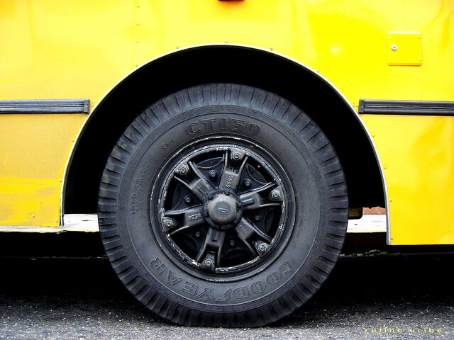 File:Yellow bus wheel.jpg