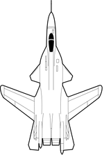 Sukhoi Su-47 outline