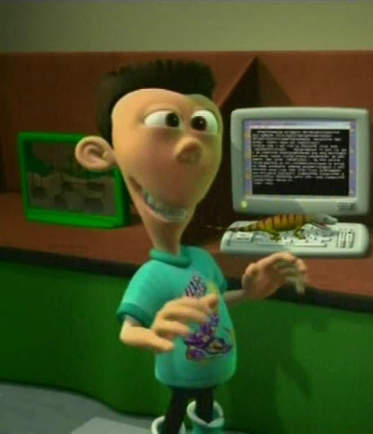 sheen from jimmy neutron action figure