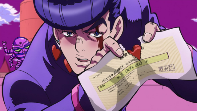 File:Josuke tears the check.png