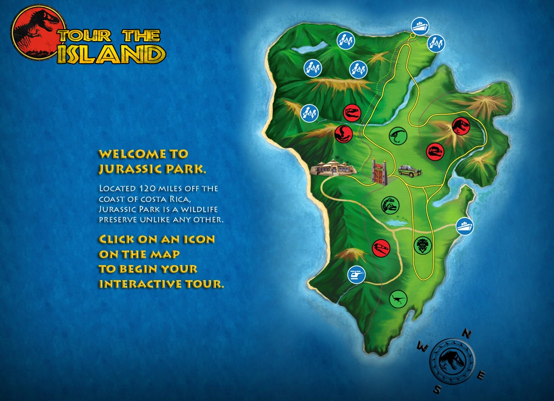 Tour the Island Jurassic Park wiki FANDOM powered by Wikia