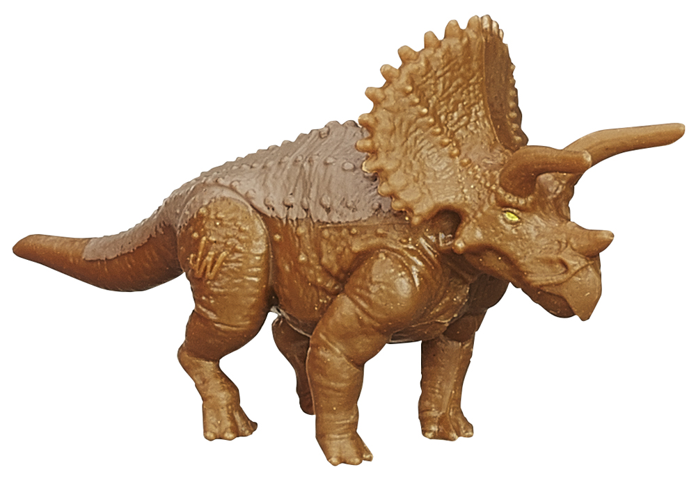 jurassic world dinos triceratops 3 mini figures random