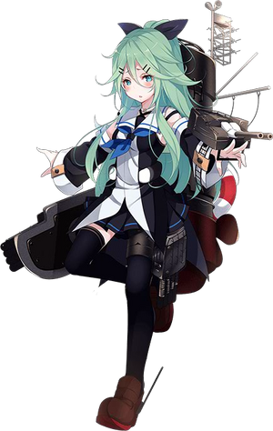 Shiratsuyu-class Yamakaze Minecraft Skin