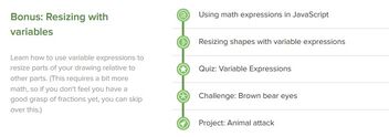 Resizing with variables
