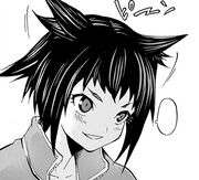 Rin Pointed up hair