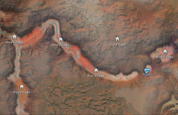 Hive village map